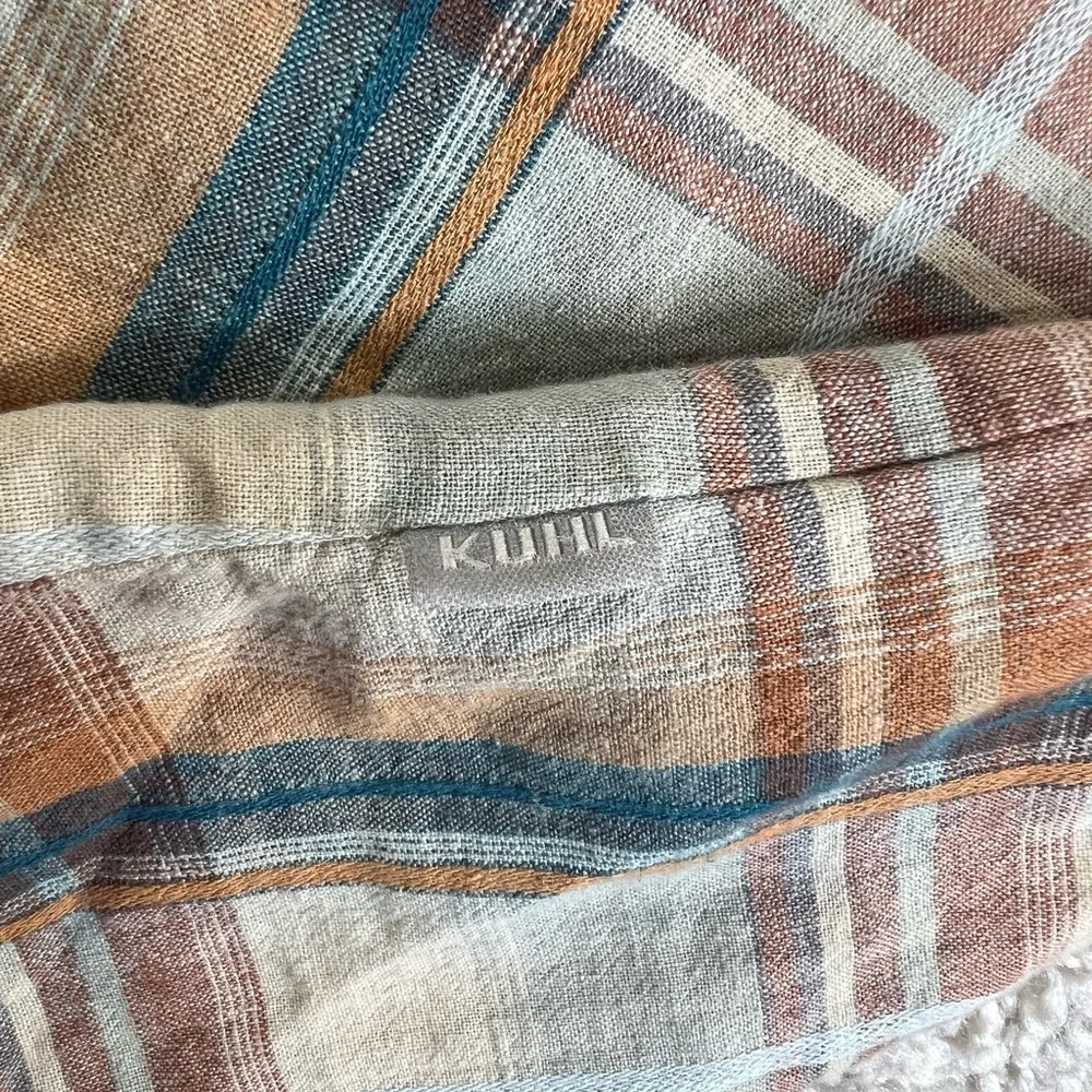 Kuhl Blue and Brown Plaid/Maroon Button-Down Shirt lot - Picture 12 of 14
